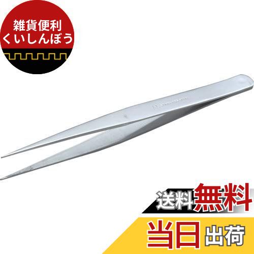TRUSCO(トラスコ) ステンレス製ピンセット 150mm 直型 TSP-27 × 10本 【ケース販売】