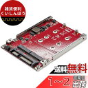 StarTech.com 2スロットM.2 - SATAアダプタ 2.5インチドライブベイ対応 RAID 2x M.2 NGFF SSDアダプタ SATA 3....