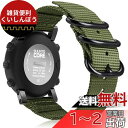 for Suunto Core バンド ベルト スポーツバンド 交換用ストラップ ウォッチベルト ソフト ナイロン製 調節可能 通気 おしゃれ(アーミーグリーン)(2)
