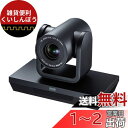 サンワサプライ WEBカメラ 10倍ズーム搭載 USB A接続 210万画素 リモコン操作可能 CMS-V54BK