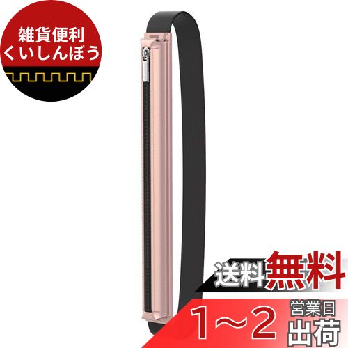 Apple Pencil2 ケース Dadanism Apple Pencil 第1/2世代/USB-C兼用 収納ケース iPad 第10世代 10.9、iPad Air5/4/3、iPad Pro 11、iPad Pro 12.9、iPad 9/8/7/6 10.2、Surface 9.7-12.9インチのタブレット ジッパー式 PU バンド付 ペンシルケース 紛失防止 ピンクゴール