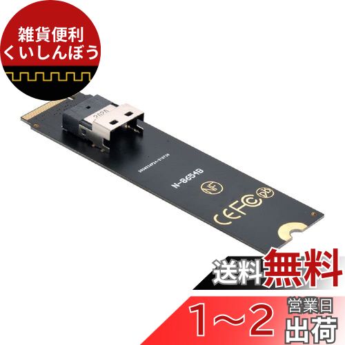 Cablecc NGFF M-Key NVME to U.2 U2キット SFF-8639 - SFF-8654 スリムライン SAS PCIe SSD アダプター メインボード用
