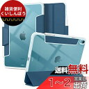 Spigen iPad Air 10.9 ケース 第6世代ケース(2024) / iPad Air第5世代ケース(2022) / iPad Air第4世代ケース(2020) 11&10.9インチ 背面クリア 透明 Apple Pencil 対応 米軍MIL資格 スリム スタンド 耐衝撃 傷防止 カメラ保護 レザー オートスリープ ウルトラ・ハイブリッ(2)