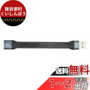 Cablecc USB 3.1 Type Aメス - USB3.0 Type Aオス 延長 フラットスリム FPC 10Gbps データケーブル 13cm ノートパソコン&デスクトップ用(2)