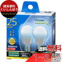オーム電機OHM LED電球 小形 E17 25形相当 昼光色 2個入 LDA2D-G-E17IH92-2