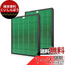 PUREBURG FAS-10MA 交換用 MAX2 Green フィルターコーウェイ(Coway)との互換性ありAirmega 150 (AP-1019C) 空気清浄機に対応 部品番号 FAS-10MA,True HEPAフィルターと活性炭脱臭フィルターを一体(2枚セット)