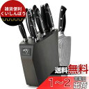 Nanfang Brothers 9点包丁セット 包丁ブロックセット ダマスカス鋼 VG10製 全67層 ABSハンドル【三徳包丁 牛刀包丁 柳刃包丁 パン切り...