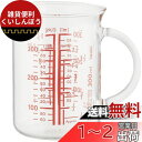 iwaki(イワキ) 耐熱ガラス 計量カップ メジャーカップ 300ml 把手付き BTMC300T-R