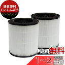 PUREBURG 2パック 3イン1 集じん 消臭 HEPA 交換用フィルターMookaとの互換性あり KJ120G-C10 空気清浄機