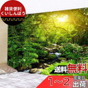 Pknoclan タペストリー 森 渓流 木 大判 壁掛け 自然 210x150cm布ポスター 新緑の並木 部屋や窓の飾り インテリア リビングルーム ベッドルーム お店 個性ギフト(3)