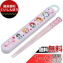 スケーター(Skater) お弁当 箸箱セット 箸 16.5cm 子供用 抗菌加工 ディズニー プリンセス 24 開けやすいスライド式 日本製 ABS2AMAG...