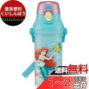 スケーター(Skater) 水筒 ディズニー アリエル 24 480ml 子供用 抗菌 プラスチック製 子供に優しい 軽量 日本製 PSB5SANAG-A
