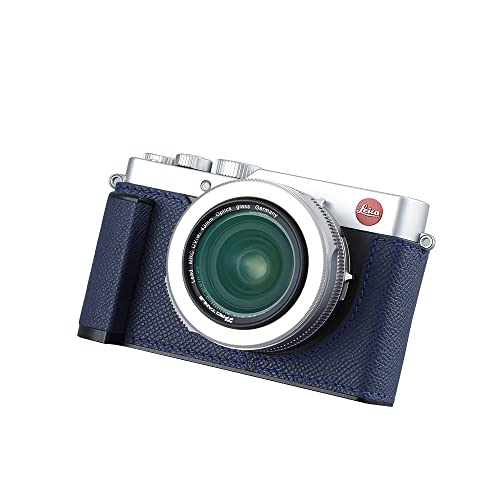 楽天雑貨便利くいしんぼうKoowl 対応 Leica ライカ D-LUX Typ 109 D-LUX7 カメラケース カメラカバー カメラバッグ カメラホルダー フランスの高級牛革 + メタルベース + メタルグリップ、【Koowl】手作りのレザー フランスの高級牛革+メタルカメラハーフケース、スタイリッシュ ? 防水 ? 防振 （