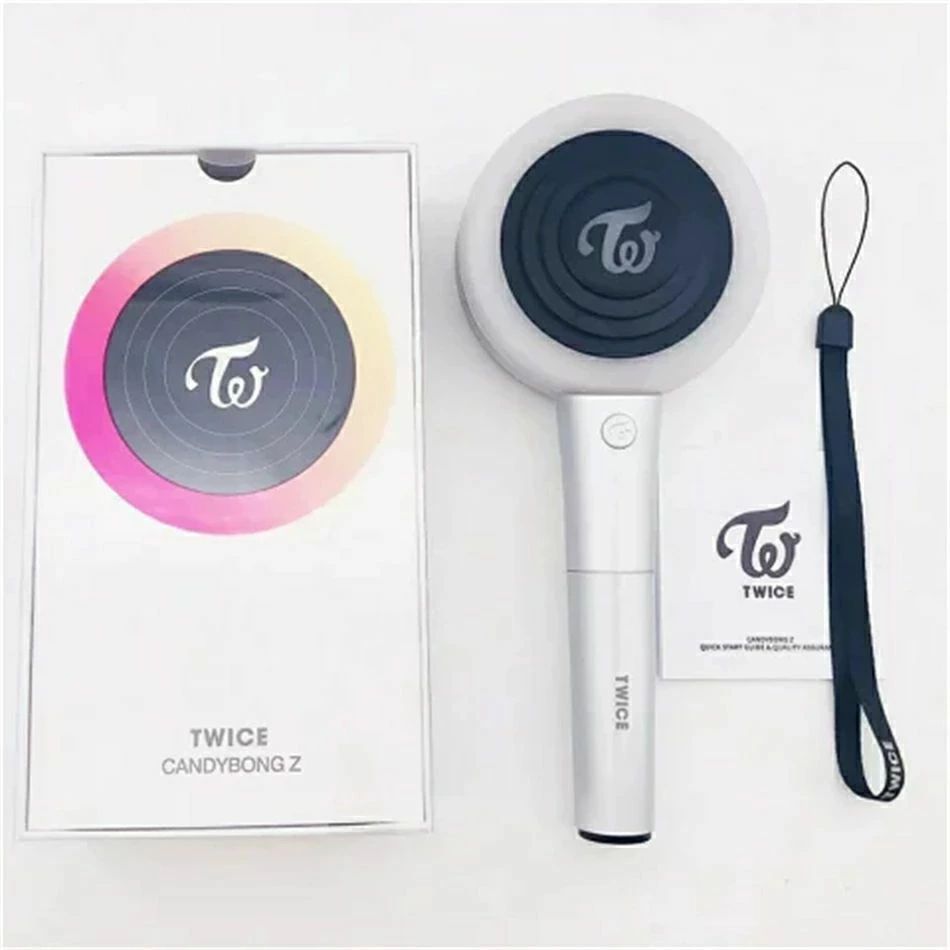 TWICE（トゥワイス）- CANDY BONG Z OFFICIAL LIGHT STICK/トワイス ペンライトver.2 趣味 フィギュア コスプレ アート プラモデル Bluetooth付き 応援する コンサート