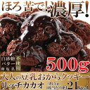 チョコレート味 豆乳おからクッキー くっきー!訳あり 大人の豆乳おからクッキーリッチカカオ 500g