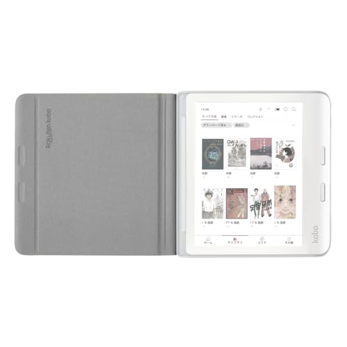 Kobo Libra Colour�ʥۥ磻�ȡ˥Ρ��ȥ֥å����꡼�ץ��С��ʥ������֥롼�˥��å�/���顼�б�/�񤭹��ߵ�ǽ/���֥�å�/Eink / 7����� / �Żҽ��ҥ꡼���� / 32 GB/�ɿ� / IPX8 / Wi-Fi/���å������꡼