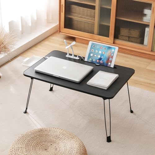 【2025年NEW多機能 折畳みテーブル 】（USB読書灯とファンが付属しています）ミニテーブル折りたたみ ローテーブル 折畳み 大容量表面 座卓 コーヒーテーブル 折畳み 机 ちゃぶ台 折畳み PCス