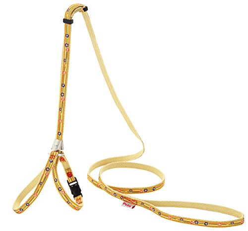 ペティオ (Petio) 猫小町ハーネスリード 和桜 イエロー 猫用