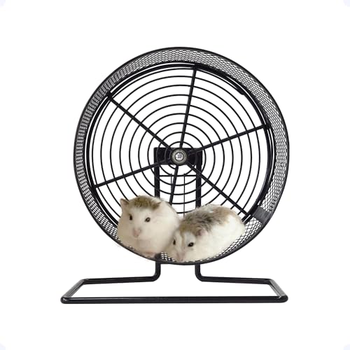 eモンズ 小動物用ホイール 【 メタルフレームレス 20 】 20cm 回し車 フレームレス 小動物用 ホイールベルト付 スタンド ケージ掛け 静音 安全 ペッ...