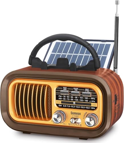 Radio Gemean J-105 ӥ饸 FM/AM/SW û bluetooth֥롼ȥ 磻FMб ⴶ USB/SDб MP...