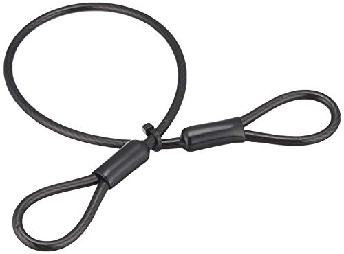 キジマ(Kijima) バイクパーツ ヘルメットロック ワイヤー ヘルロックワイヤー φ4.5/430mm 汎用 スモーク P00041