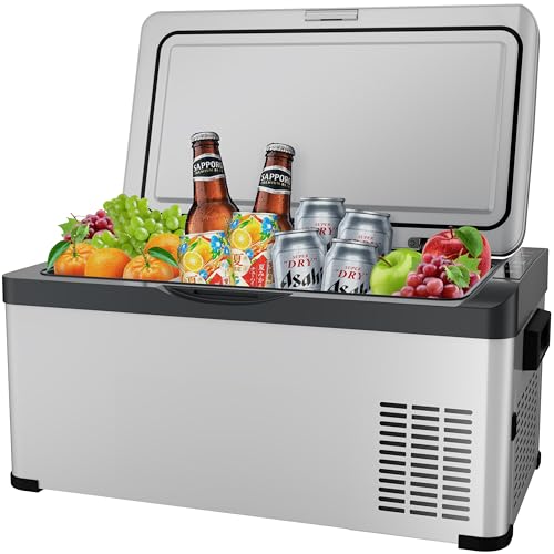 車載冷蔵庫 急速冷凍 19L -22℃〜20℃ 省エネ 2WAY電源対応 AC100V 静音 車載家庭両用 ポータブル冷蔵庫 低電圧保護 取扱説明書付き