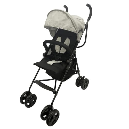 シンセーインターナショナル ベビーカー アルミバギー 日よけ 軽量 パールグレー