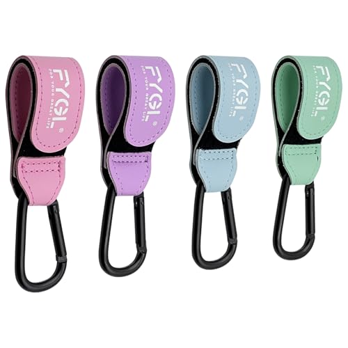 FYGL の赤ん坊のベビーカーのホック、PU の革バギーのホック、普遍的なカラビナのホック、スーツケースの荷物のハンガー、ショッピング、旅行および赤ん坊ギヤのための赤ん坊のベビーカ