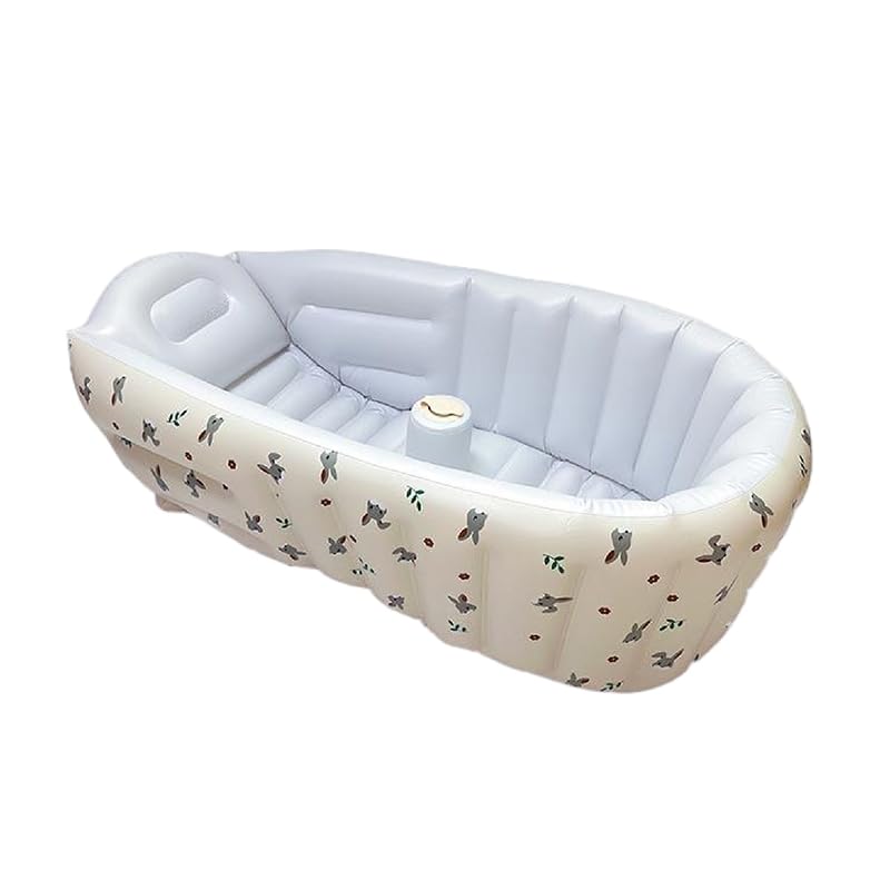 ベビーバス 大きい エアー 空気入れ 折りたたみ 沐浴 お風呂 赤ちゃん 新生児 乳幼児 子供 0歳 1歳 2歳 3歳 4歳 5歳 水遊び ミニプール 持ち運び...