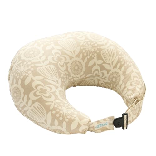 授乳用クッション 授乳 姿勢 クッション 北欧ベージュ バックルタイプ 綿100% 授乳用 カバー丸洗い可能