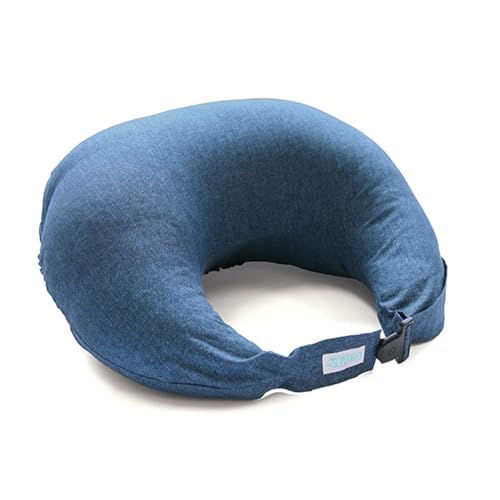 授乳用クッション 授乳 姿勢 クッション インディゴデニム バックルタイプ 綿100% 授乳用 カバー丸洗い可能
