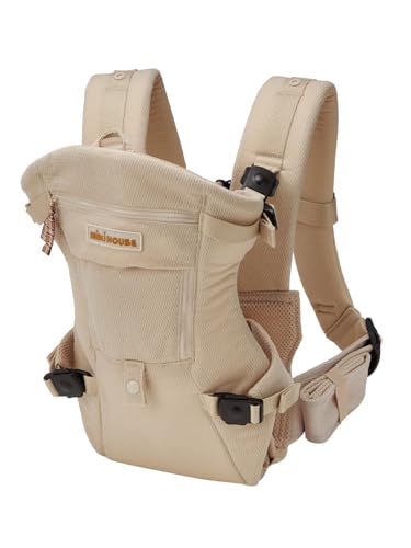 MiKiHOUSE ミキハウス ファースト ベビー キャリア 抱っこひも おんぶ紐 新生児から使える 赤ちゃん ベビー用品 生後14日～12か月 ベージュ