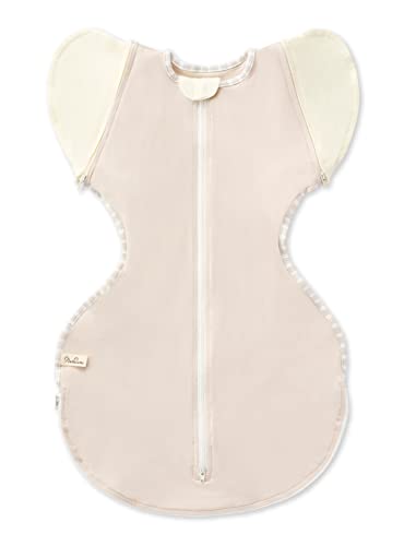 ねくるみ 秋 冬 スワドル 新生児用 足元オープンで夜間オムツ替えラク 腕出しOK 綿96% 伸縮生地 洗濯機・乾燥機OK 足元オープン IHDI認証 M字設計...