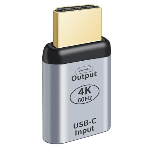 オーディオファン USB-CTypeCメスソースからHDMIシンクHDTVアダプター4K60hz1080p(タブレット、電話、ラップトップ用)33.3mm×23...