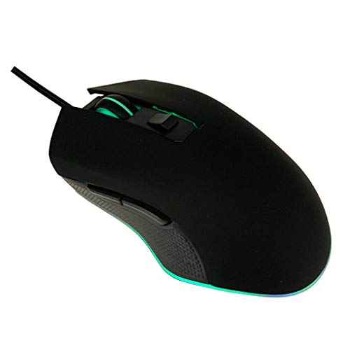 【　】CLIENA ゲーミングマウス LED 光学式 有線 国内サポート 日本語マニュアル DPI(800/1600/2400/32..