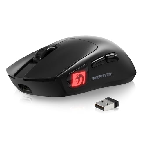 MAMBASNAKE M4 Ķ ߥ󥰥ޥ ⡼³ USB 2.4GHz Bluetooth 24000DPI PAW3311󥵡...