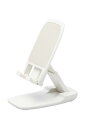 エレコム スマホスタンド 折り畳み 無段階調整 滑り止め 安定 軽量 持ち運び 4.6~8.3インチ対応 ホワイト PWDSCHAMWH