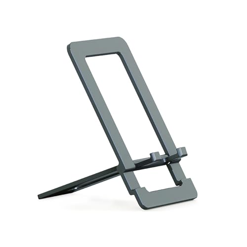 スマホスタンド 折り畳み式 携帯スタンド 薄型 軽量 アルミ合金製 卓上 折りたたみ 角度調整 持ち運びに便利 タブレット 携帯 スタンド 対応