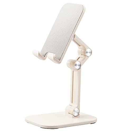 エレコム タブレットスタンド スマホスタンド キッチン向け 料理 折り畳み式 コンパクト収納 Android、ipad、iPhone、Switch対応 アイボリ...