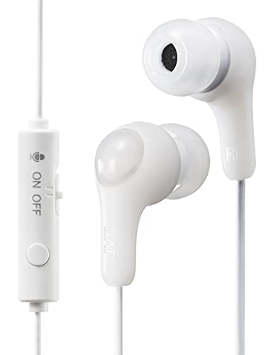 乐天商城 - JVCケンウッド JVC HA-FR9-W マイク付きイヤホン 有線 ホワイト テレワーク