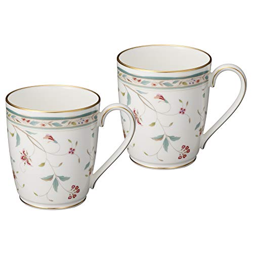 Noritake ノリタケ マグカップ ( ペアセット ) 295cc 花更紗 2個 ボーンチャイナ P97280/4409