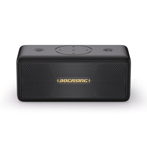 BOGASING M5 Bluetoothスピーカー ポータブル ワイヤレス スピーカー 360度サウンド 40W出力 大音量 重低音 DSP技術搭載 IPX7...