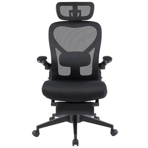 FLEXISPOT オフィスチェア デスクチェア FOLDEX 折り畳み式 コンパクト ロッキング機能 強弱調節可能 肘跳ね上げ式 オートマン内蔵 3Dヘッドレスト ランバーサポート調節 メッシュ素材 肉厚座面