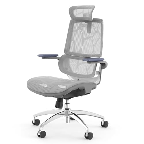 SIHOO M59AS オフィスチェア 椅子 デスクチェア 3D跳ね上げ式アームレスト 3Dヘッドレスト 自動適応ランバーサポート 約120°ロッキング M59...