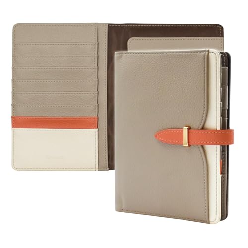 [Elegante] 公式 お薬手帳 ケース 母子手帳ケース A6 おくすり手帳 通院ケース 診察券 保険証 マイナンバーカード パスポート 通帳 マルチケース スキミング防止 RFID ペンホルダー付き 薄型 お