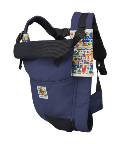 ユーモベビー 5WAYキャリー 抱っこ紐 日本製 負担軽減 新生児 5通り はっ水 ネイビー