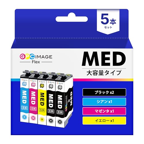 GPC Image Flex ����ޤ䤭 ���� MED-4CL ew-056a ���󥯥��ץ��� �б� ����ޥ䥭 4���ѥå� + MED-BK �� 5�ܱ�����...