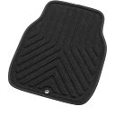 ボンフォーム(BONFORM) カーマット デオガード 抗菌防臭 裏面ノンスリップ 48x62cm ブラック 6476-01BK