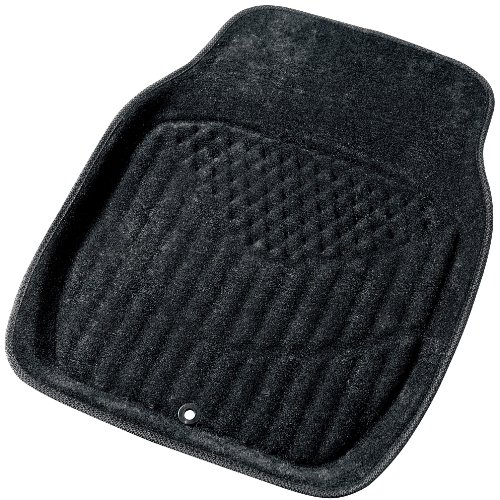 ボンフォーム(BONFORM) カーマット 3Dマックスダイバー 軽自動車 フロント1枚 ズレ防止加工 専用フック対応 62x60cm ブラック 6398-31...