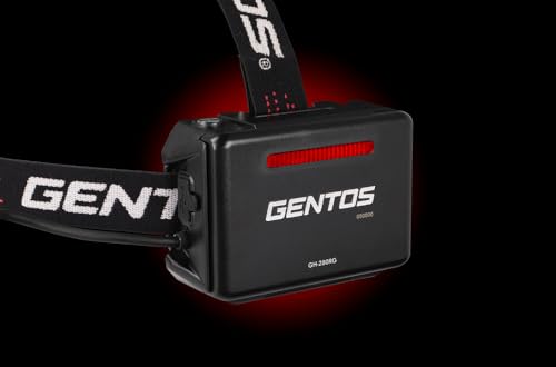 GENTOS(������ȥ�) LED �إåɥ饤�� USB���ż� �����뤵700�롼���/��������12����/����ǧ������ ���ѽ����Ӥޤ���ñ3������4�� (�����) ���� G���꡼�� GH-280RG